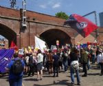 Stand Up To Racism anti-FLA march Manchester